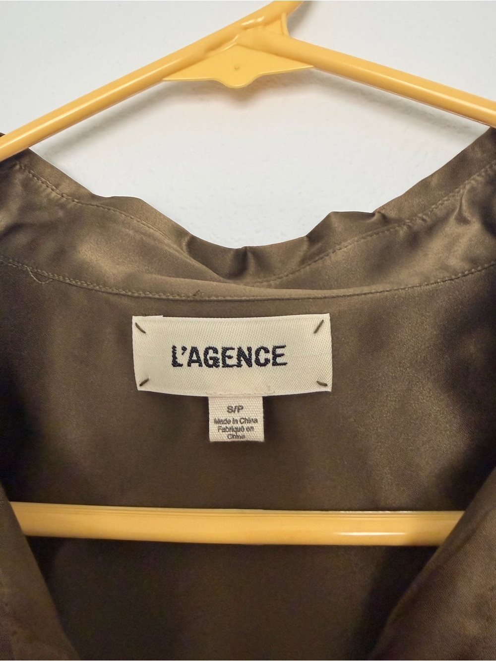 L’Agence 3/4” Sleeve Dani Silk Shirt - Picture 4 of 5
